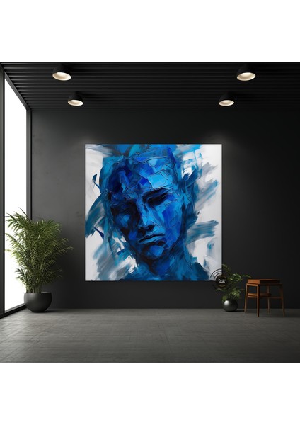 Soyut Portre Kanvas Sanatı, Lüks Duvar Dekoru, Soyut Insan Yüzü Sanatı indirimleri