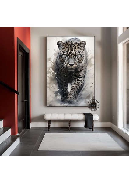 Leopar Soyut Sanat Çok Renkli Poster; Leopar Baskı; Leopar Tablosu; Leopar Duvar Dekoru; Hayvan Duvar fırsatları