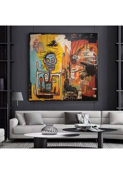 Modern Sokak Sanatı; Orijinal Graffiti Sanatı; Benzersiz Soyut Kanvas Resimleri; Soyut Graffiti Sana