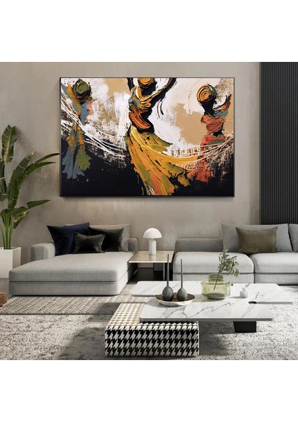 Soyut Sanat Tasarımı, Üç Dans Eden Kadın Soyut Tasarımı, Duvar Sanatı Dekoru fırsatları