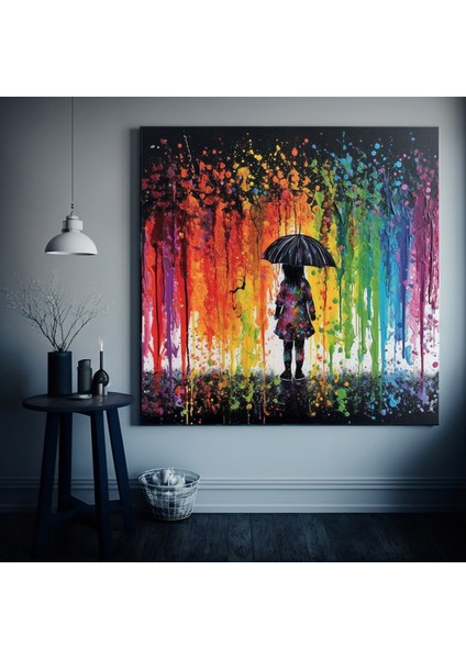 Modern Sokak Sanatı – Orijinal Graffiti Sanatı; Benzersiz Soyut Tuval; Asmaya Hazır indirimleri