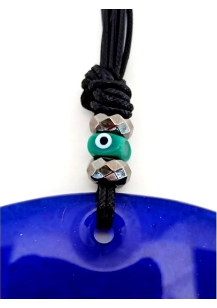 Mavi Cam Nazar Boncuklu 20 Santimetre El Yapımı Duvar Süsü fiyatları