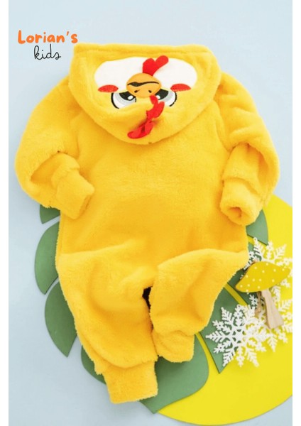 Welsoft Civciv Yumuşak Peluş Fermuarlı Bebek Tulumu - 1 Yaş modelleri