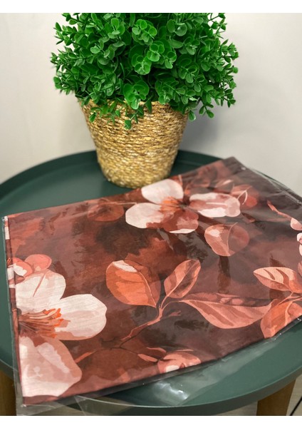 Rose Pamuk Ipek Şal Bordo