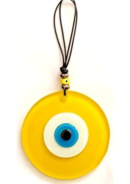 Nazar Boncuklu 12 Santimetrelik Sarı Duvar Süsü Hediyelik Eşya fiyatları