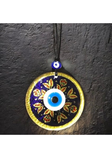 Kırmızı Laleli Gold Renk Cam Süs Altın Varaklı Duvar Dekoru modelleri