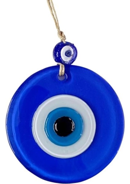 Mavi Nazar Boncuklu Duvar Süsü 10 cm Cam Duvar Dekoru modelleri