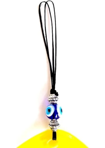 Mavi Nazar Boncuklu Sarı Renk Nazar Boncuklu Damla Desen El Yapımı Duvar Süsü Hediyelik Eşya fiyatları