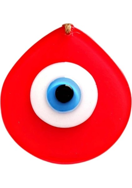 Nazar Boncuklu Damla Model Nar Çiçeği Rengi El Yapımı Cam Duvar Süsü fiyatları