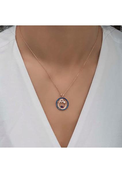 Gümüş Rose Anne ve Bebek Sevgisi Bayan Kolye fiyatları