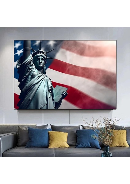 Özgürlük Heykeli Kanvas Sanatı; Abd Kanvas Tablosu; Amerikan Bayrağı Resmi fırsatları