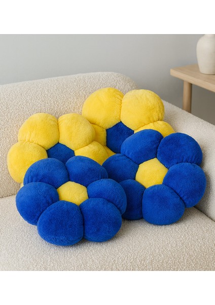 Pababo 4'lü Papatya Dekoratif Peluş Yastık Minder Kırlent