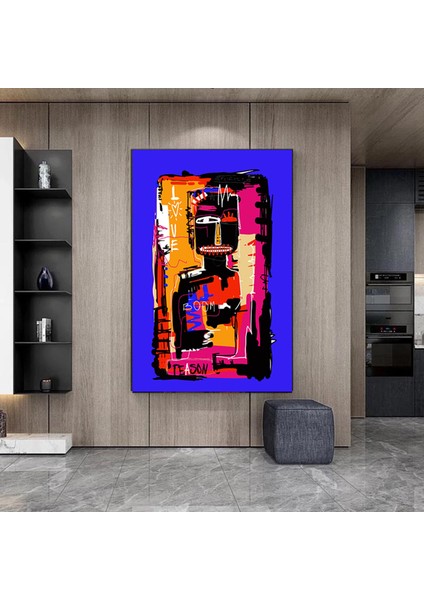 Modern Sokak Sanatı; Orijinal Graffiti Sanatı; Benzersiz Soyut Duvar Resimleri Kanvas Üzerinde; Soyu modelleri