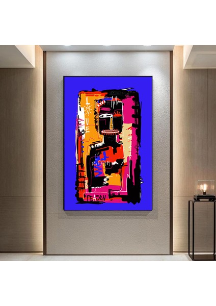 Modern Sokak Sanatı; Orijinal Graffiti Sanatı; Benzersiz Soyut Duvar Resimleri Kanvas Üzerinde; Soyu fırsatları