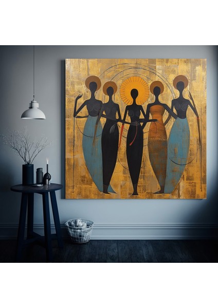 Afro-Amerikan Kültür Duvar Sanatı, Afrika Kültürü Duvar Dekoru, Yerel Kadın Kanvas Sanatı fırsatları