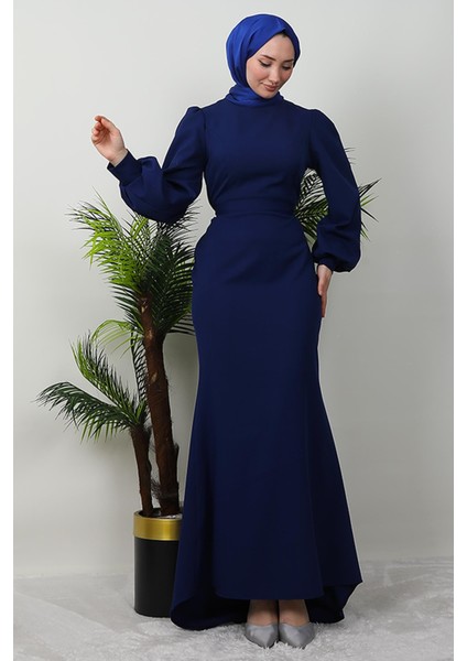 Lavin Krep Elbise Lacivert fiyatları