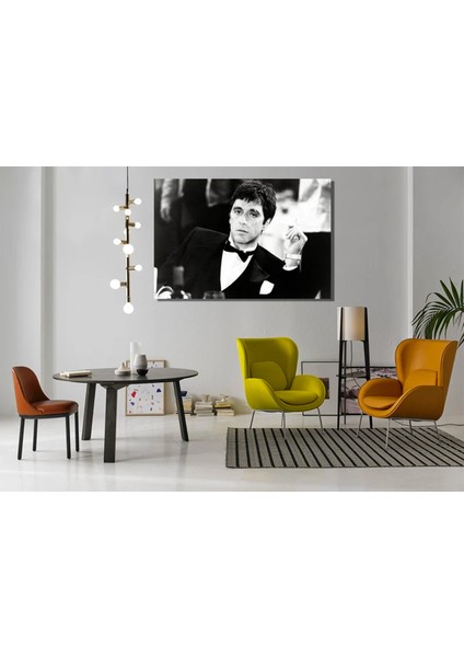 Film Sahnesi – Al Pacino Ünlü Portre Sanatı, Scarface Kanvas Tablo, Asılmaya Hazır Al Pacino Posteri fiyatları