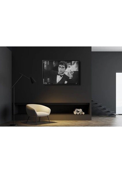 Film Sahnesi – Al Pacino Ünlü Portre Sanatı, Scarface Kanvas Tablo, Asılmaya Hazır Al Pacino Posteri fırsatları