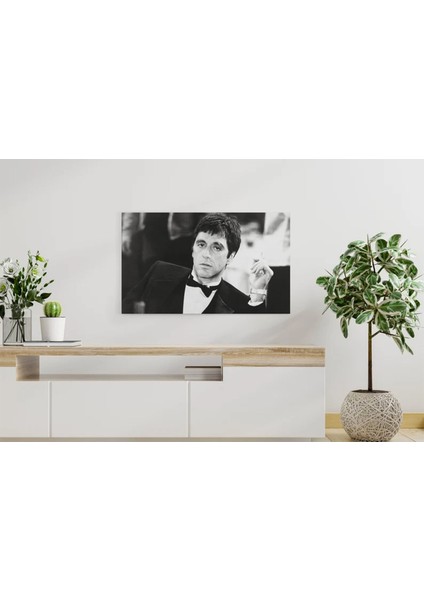 Film Sahnesi – Al Pacino Ünlü Portre Sanatı, Scarface Kanvas Tablo, Asılmaya Hazır Al Pacino Posteri indirimleri