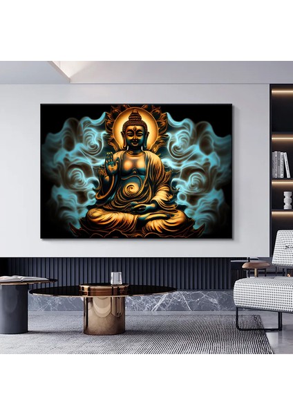 Buda Kanvası, Baskı, Duvar Sanatı Kanvas Tasarımı, Asılmaya Hazır Dekor, Buda Baskı Duvar Sanatı