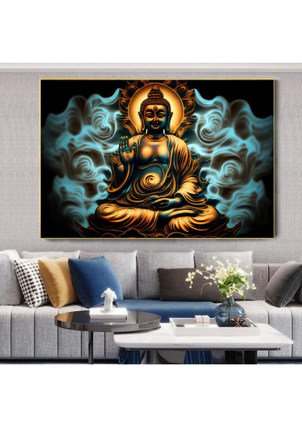 Buda Kanvası, Baskı, Duvar Sanatı Kanvas Tasarımı, Asılmaya Hazır Dekor, Buda Baskı Duvar Sanatı
