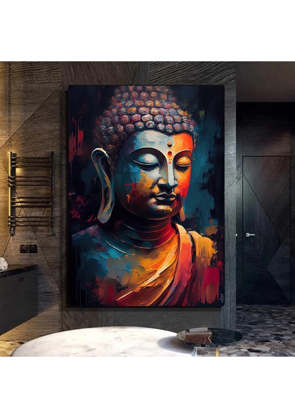 Buda Kanvası, Asya Duvar Sanatı, Buda Duvar Sanatı, Meditasyon Kanvası, Buda Posteri, Budist Baskı fırsatları