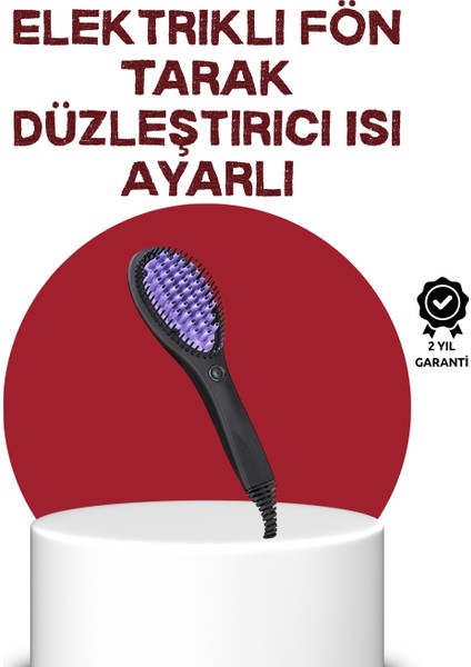 Elektrikli Seramik Düzleştirici Tarak Evde Profesyonel Saç Bakımı Için