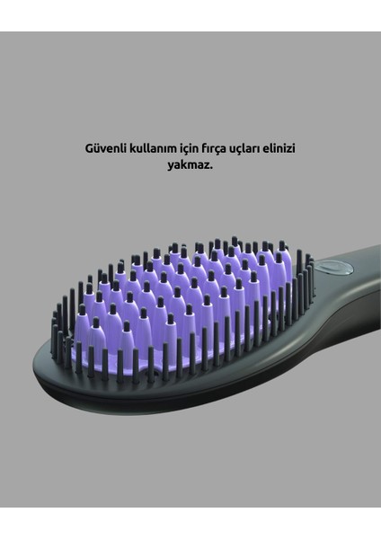 Elektrikli Seramik Düzleştirici Tarak Evde Profesyonel Saç Bakımı Için fırsatları