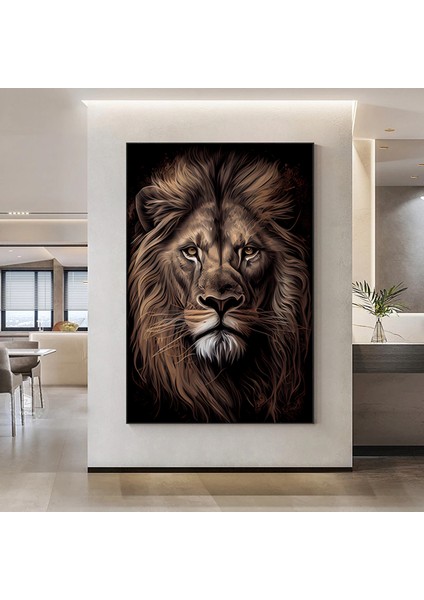 Soyut Graffiti Aslan Tablosu, Renkli Sokak Hayvan Sanatı, Modern Ev Dekoru fiyatları