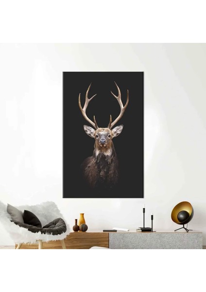 Geyik Fotoğrafçılığı, Trend Kanvas Tablo, Hayvan Duvar Dekoru, Çiftlik Evi Posteri fiyatları