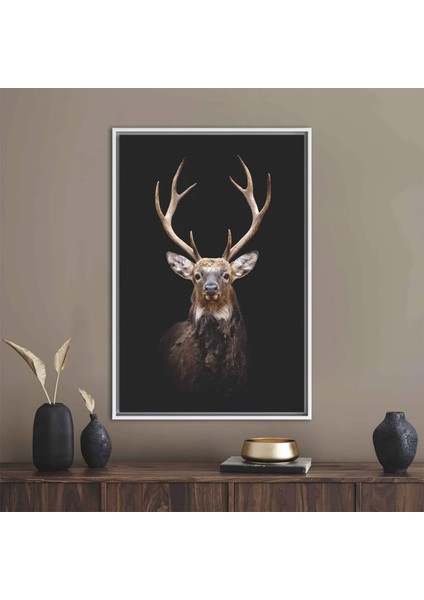 Geyik Fotoğrafçılığı, Trend Kanvas Tablo, Hayvan Duvar Dekoru, Çiftlik Evi Posteri modelleri