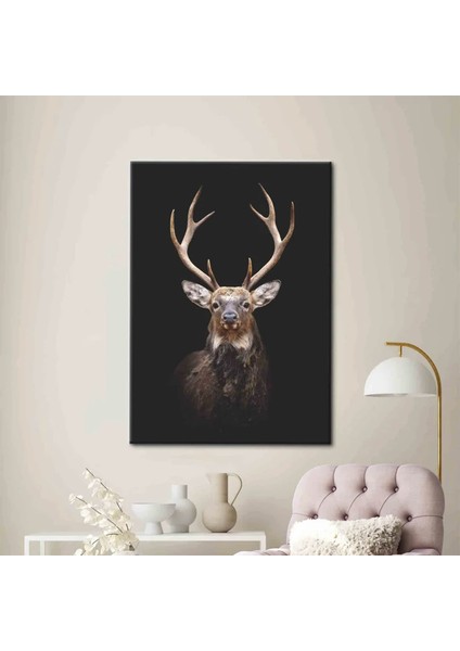 Geyik Fotoğrafçılığı, Trend Kanvas Tablo, Hayvan Duvar Dekoru, Çiftlik Evi Posteri fırsatları