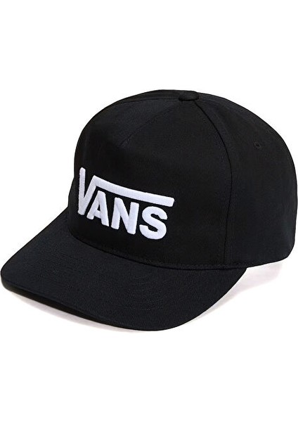 Drop V Logo Snapback Şapka VN000QAHBLK1 Siyah