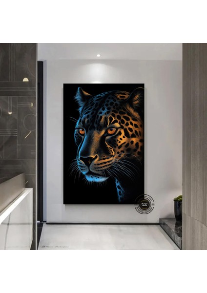 Jaguar Yakın Plan Kanvas, Yaban Hayatı Duvar Posteri, Ofis Için Soyut Hediye fiyatları