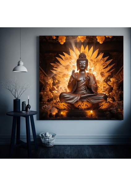 Buddha Baskı Duvar Sanatı; Asya Duvar Sanatı; Buddha Duvar Dekoru; Lüks Buddha Poster; Kanvas Baskı fiyatları