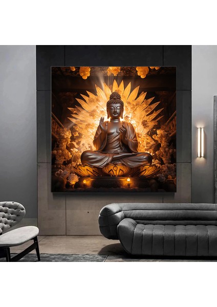 Buddha Baskı Duvar Sanatı; Asya Duvar Sanatı; Buddha Duvar Dekoru; Lüks Buddha Poster; Kanvas Baskı modelleri