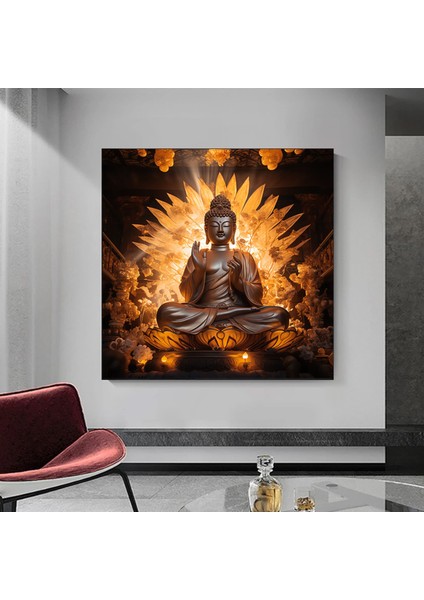 Buddha Baskı Duvar Sanatı; Asya Duvar Sanatı; Buddha Duvar Dekoru; Lüks Buddha Poster; Kanvas Baskı fırsatları