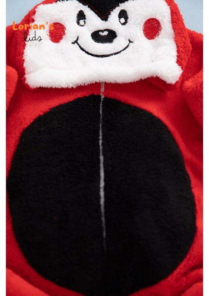 Welsoft Uğurböceği Yumuşak Peluş Fermuarlı Bebek Tulumu - 1 Yaş fırsatları