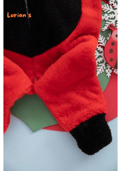 Welsoft Uğurböceği Yumuşak Peluş Fermuarlı Bebek Tulumu - 1 Yaş indirimleri