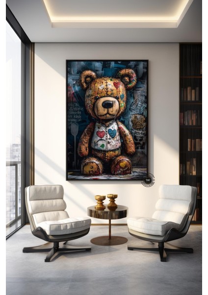 Teddy Ayı Duvar Sanatı; Graffiti Stil; Sokak Sanatı modelleri