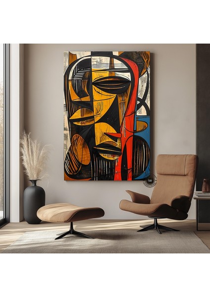 Afrika Soyut Sanat Çok Renkli Poster, Etnik Kültür Ev Dekoru fırsatları