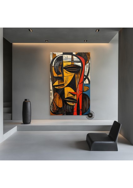 Afrika Soyut Sanat Çok Renkli Poster, Etnik Kültür Ev Dekoru