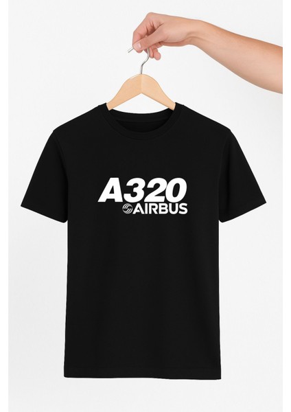 A320 Airbus Baskılı Tshirt Pilot - Havacı - Uçak Tutkunu Hediye