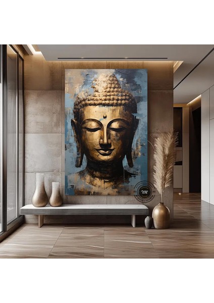 Zen Buddha Kanvas Duvar Sanatı; Zen Sanat Baskısı; Budist Duvar Sanatı; Altın Buddha Baskıları; Budi fiyatları