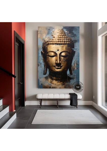 Zen Buddha Kanvas Duvar Sanatı; Zen Sanat Baskısı; Budist Duvar Sanatı; Altın Buddha Baskıları; Budi modelleri