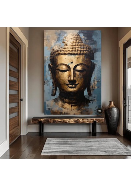 Zen Buddha Kanvas Duvar Sanatı; Zen Sanat Baskısı; Budist Duvar Sanatı; Altın Buddha Baskıları; Budi indirimleri