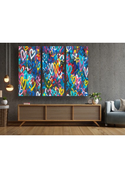 Banksy Graffiti Sanatı Sokak | Kalpler; Graffiti Duvar Sanatı Posteri; Banksy Kalpler; Büyük Çerçeve modelleri