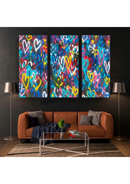 Banksy Graffiti Sanatı Sokak | Kalpler; Graffiti Duvar Sanatı Posteri; Banksy Kalpler; Büyük Çerçeve fırsatları