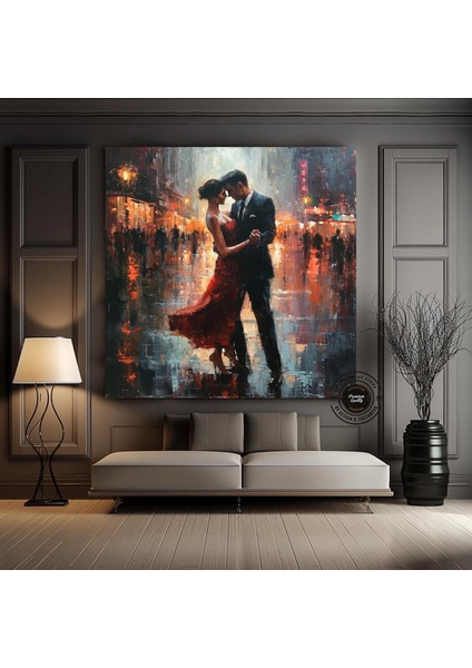 Tango Dans Eden Çift Kanvas; Aşk Tablosu; Asmaya Hazır fiyatları