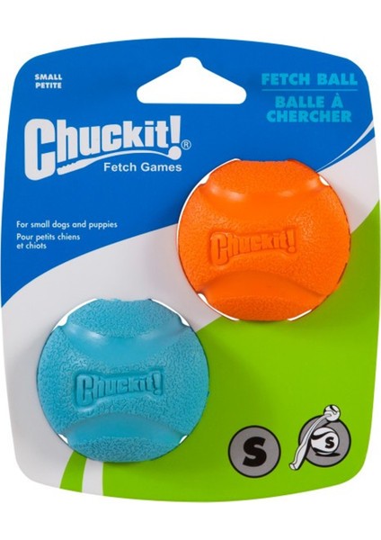 ! Fetch Ball 2'li Paket Küçük, 4,8 cm